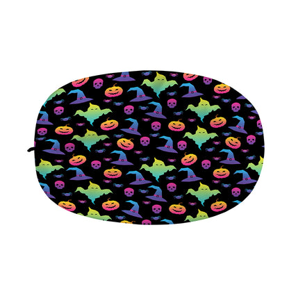 Colorful Halloween Party Pattern Print Car Side Mirror Covers