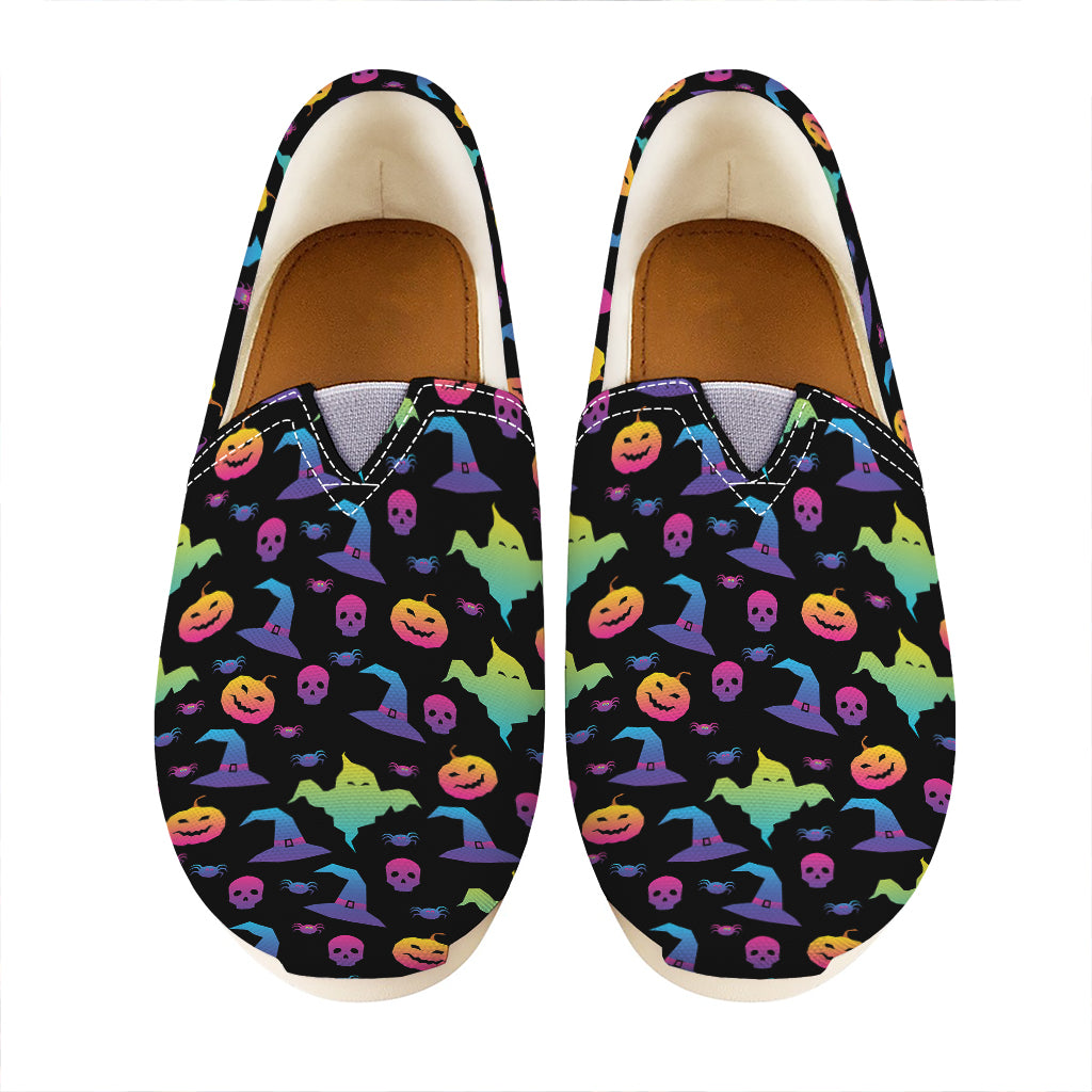 Colorful Halloween Party Pattern Print Casual Shoes