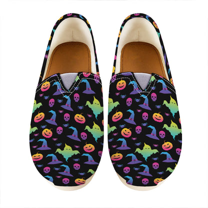 Colorful Halloween Party Pattern Print Casual Shoes