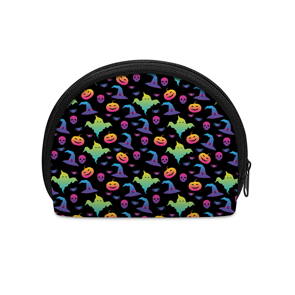 Colorful Halloween Party Pattern Print Coin Purse