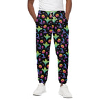 Colorful Halloween Party Pattern Print Cotton Pants