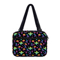 Colorful Halloween Party Pattern Print Double Strap Bible Bag