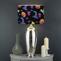Colorful Halloween Party Pattern Print Drum Lamp Shade