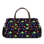 Colorful Halloween Party Pattern Print Duffle Bag