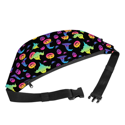 Colorful Halloween Party Pattern Print Fanny Pack