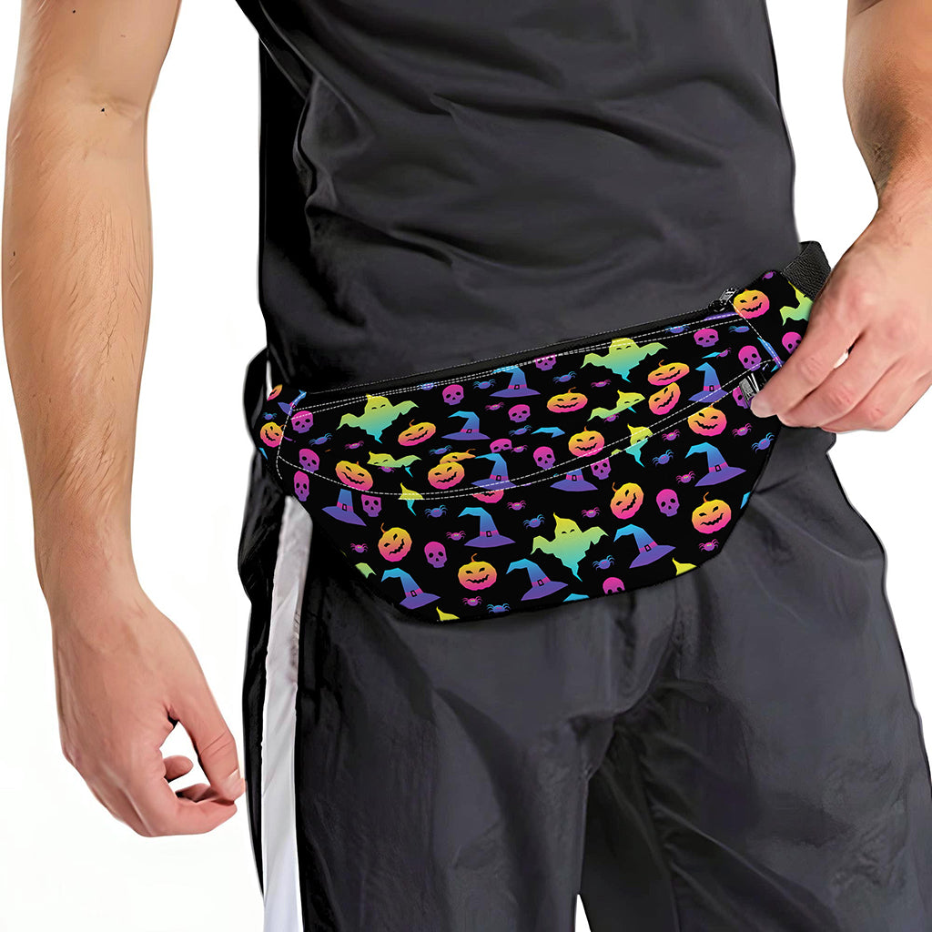Colorful Halloween Party Pattern Print Fanny Pack