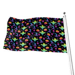 Colorful Halloween Party Pattern Print Flag