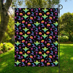 Colorful Halloween Party Pattern Print Garden Flag