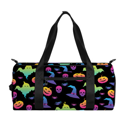 Colorful Halloween Party Pattern Print Gym Bag