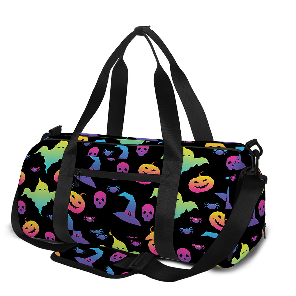 Colorful Halloween Party Pattern Print Gym Bag
