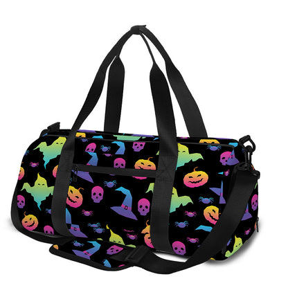 Colorful Halloween Party Pattern Print Gym Bag