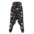 Colorful Halloween Party Pattern Print Hammer Pants