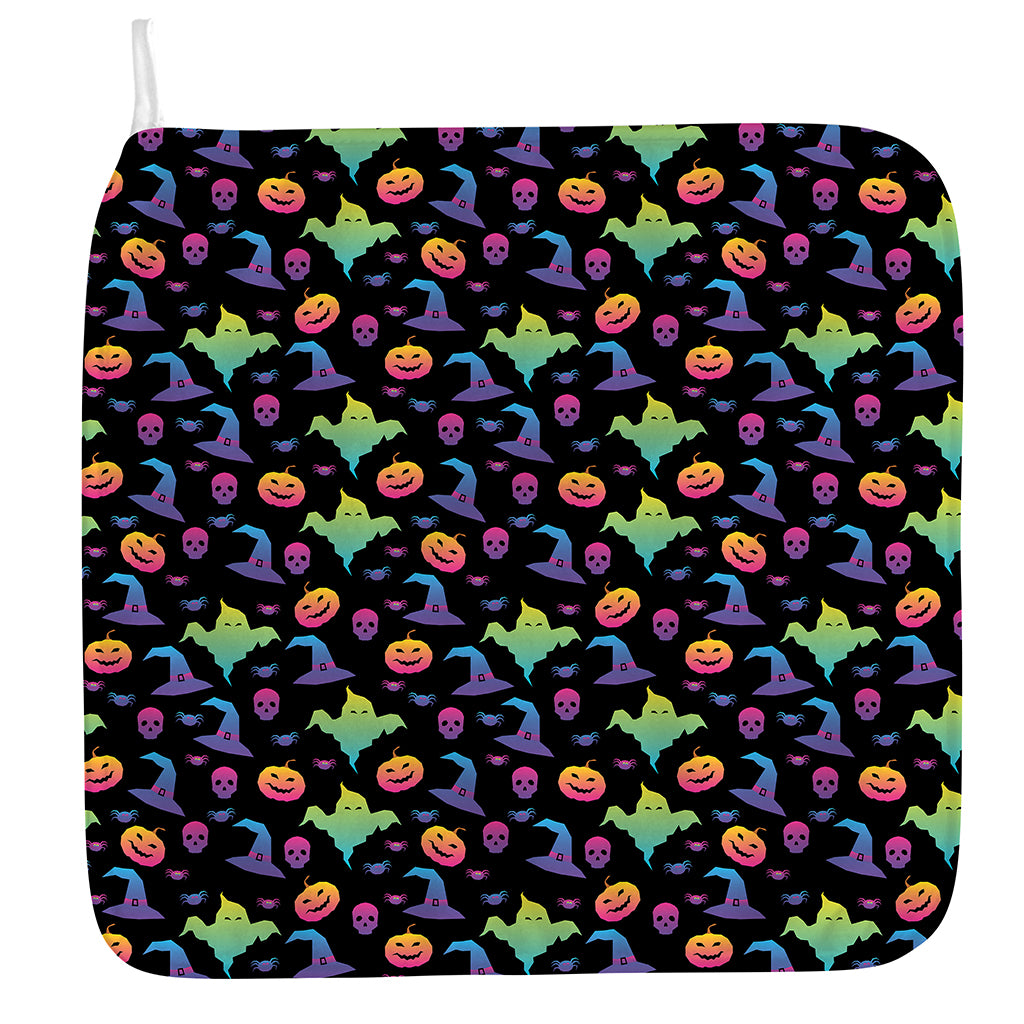 Colorful Halloween Party Pattern Print Hand Towel