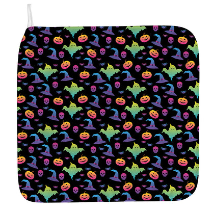 Colorful Halloween Party Pattern Print Hand Towel