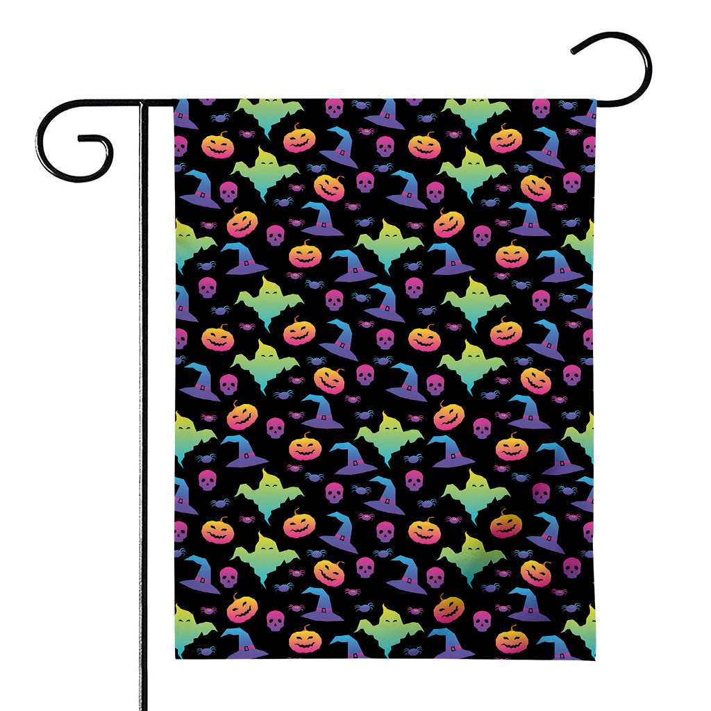 Colorful Halloween Party Pattern Print House Flag