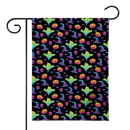 Colorful Halloween Party Pattern Print House Flag