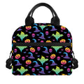 Colorful Halloween Party Pattern Print Insulated Lunch Bag