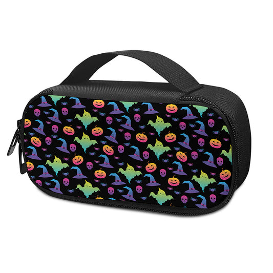 Colorful Halloween Party Pattern Print Insulin Cooler Travel Case