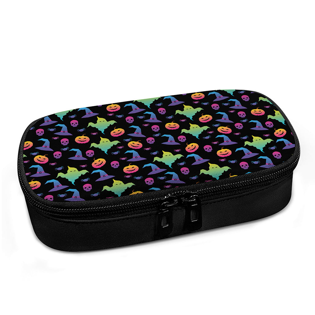 Colorful Halloween Party Pattern Print Insulin Cooler Travel Case
