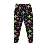 Colorful Halloween Party Pattern Print Jogger Pants