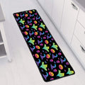 Colorful Halloween Party Pattern Print Long Kitchen Mat