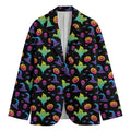 Colorful Halloween Party Pattern Print Men's Blazer