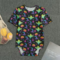 Colorful Halloween Party Pattern Print Men's Bodysuit