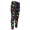 Colorful Halloween Party Pattern Print Men's Compression Pants
