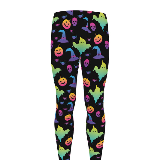 Colorful Halloween Party Pattern Print Men's leggings
