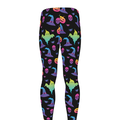 Colorful Halloween Party Pattern Print Men's leggings