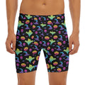 Colorful Halloween Party Pattern Print Men's Long Boxer Briefs