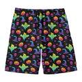 Colorful Halloween Party Pattern Print Men's Swim Trunks