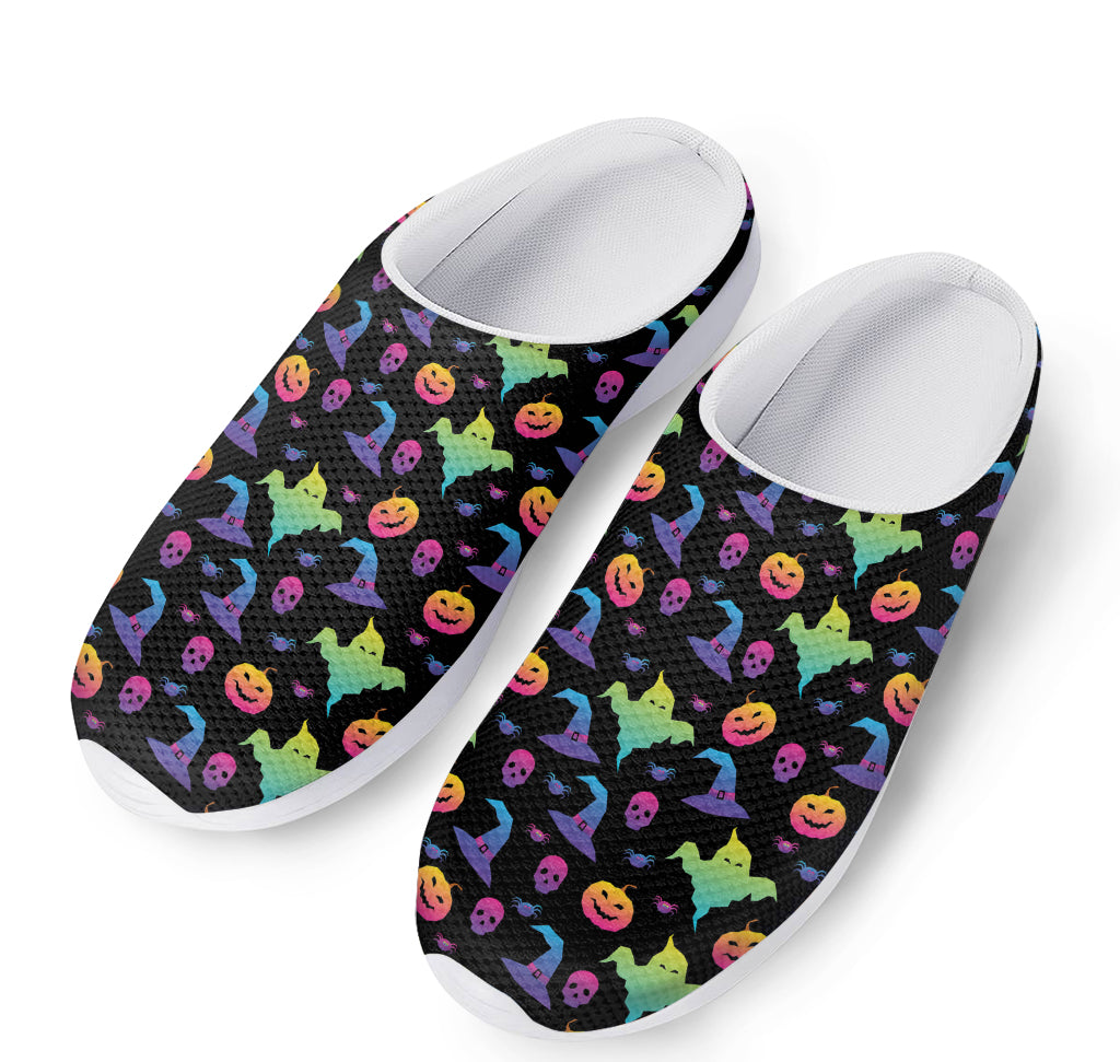 Colorful Halloween Party Pattern Print Mesh Casual Shoes