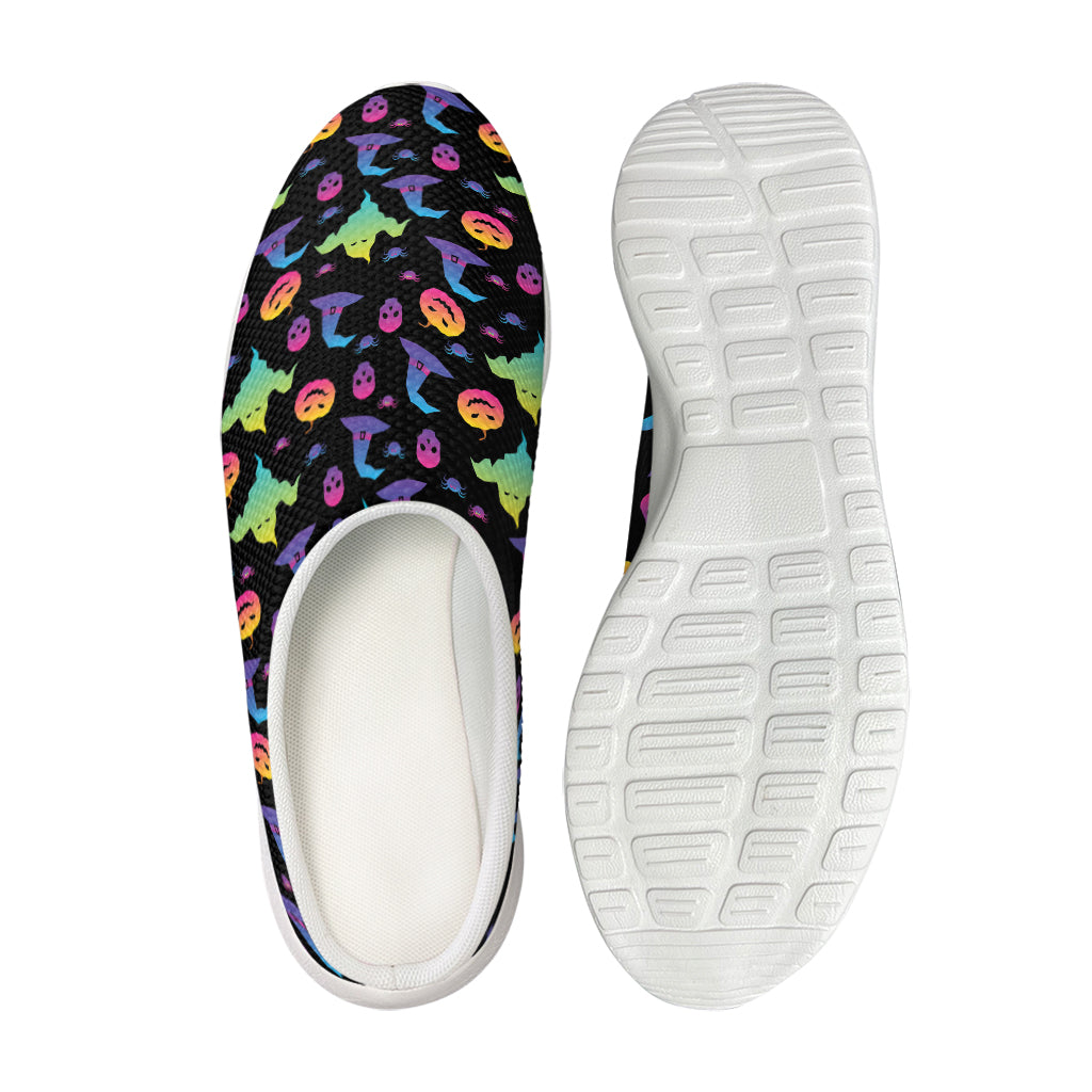 Colorful Halloween Party Pattern Print Mesh Casual Shoes