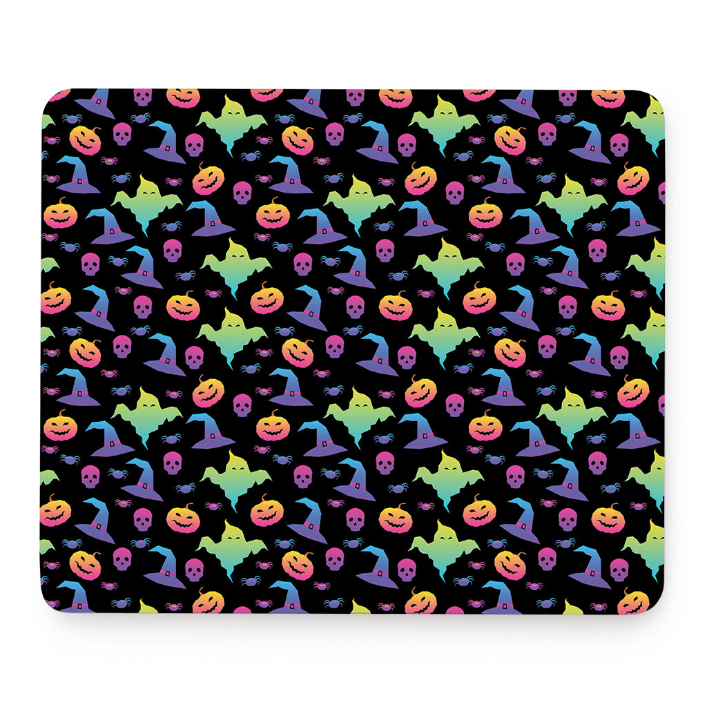 Colorful Halloween Party Pattern Print Mouse Pad