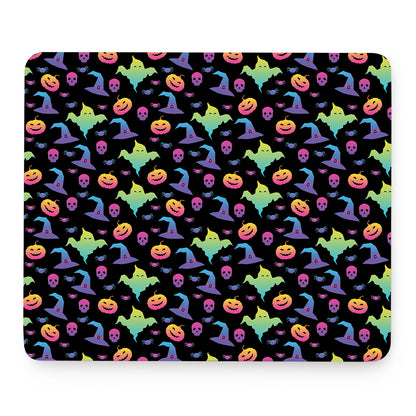 Colorful Halloween Party Pattern Print Mouse Pad