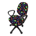 Colorful Halloween Party Pattern Print Office Chair Cover