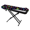 Colorful Halloween Party Pattern Print Piano Keyboard Cover