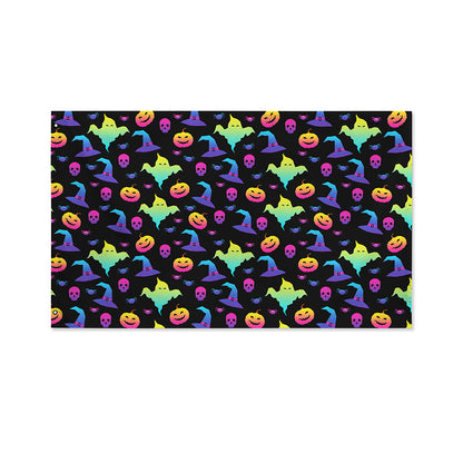 Colorful Halloween Party Pattern Print Polyester Flag