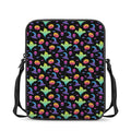Colorful Halloween Party Pattern Print Rectangular Crossbody Bag