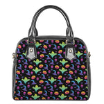 Colorful Halloween Party Pattern Print Shoulder Handbag