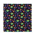 Colorful Halloween Party Pattern Print Silk Bandana