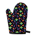 Colorful Halloween Party Pattern Print Single Oven Mitt
