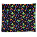 Colorful Halloween Party Pattern Print Tapestry