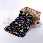 Colorful Halloween Party Pattern Print Towel