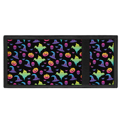 Colorful Halloween Party Pattern Print Trifold Wallet