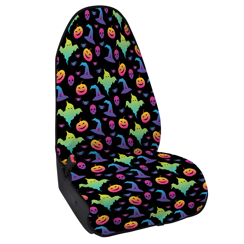 Colorful Halloween Party Pattern Print Waterproof Car Seat Cover