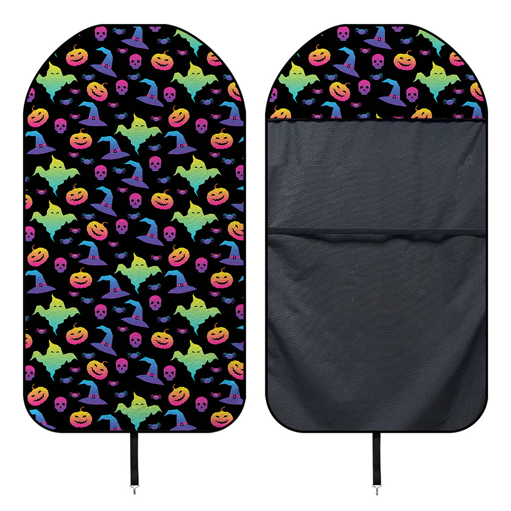 Colorful Halloween Party Pattern Print Waterproof Car Seat Cover