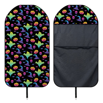 Colorful Halloween Party Pattern Print Waterproof Car Seat Cover