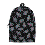 Colorful Hamsa Hand Print Backpack